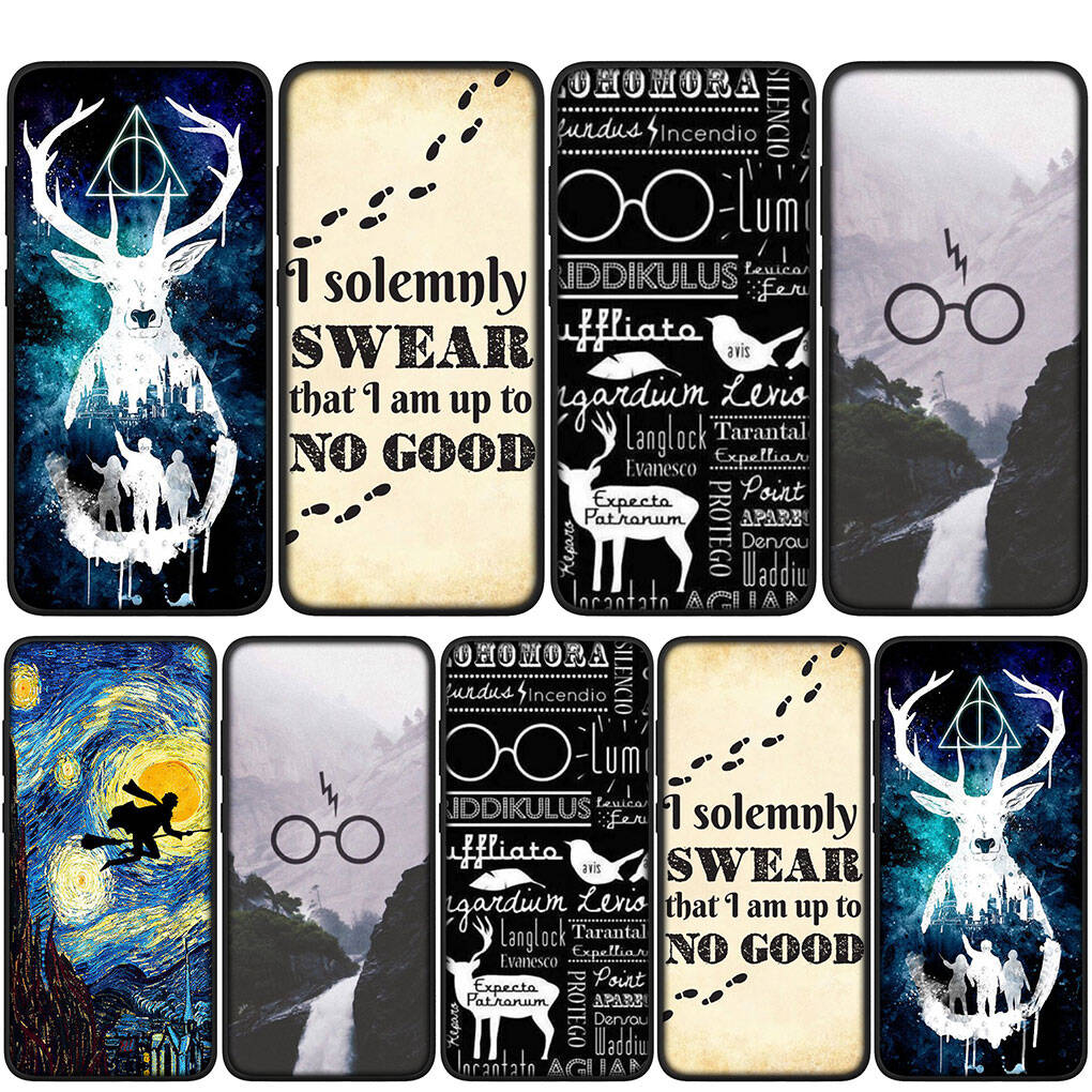 for Samsung Galaxy S25 S24 S23 S22 Ultra FE Plus A17 A37 A57 A56 A55 A06 A16 A15 A36 A26 A35 A05 A25 A54 A34 S9 Phone Case Wand Art Ring Potters Cover