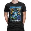 Retro Game Megaman X T-Shirt Men's Cotton Short Sleeve  Round Neck Summer Tops