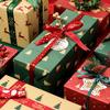 Large Retro Style Kraft Wrapping Paper for Christmas, Birthdays, and Meetings