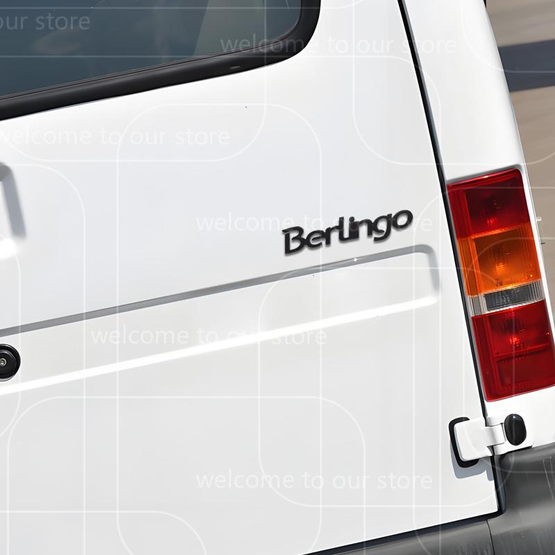 3D Pro Citroen Berlingo Camper Karavan Dodávka Auto Samolepka Zinková Slitina Znak Doplňky Karoserie Styling Kovový Zadní Kufr Znak Obtisk