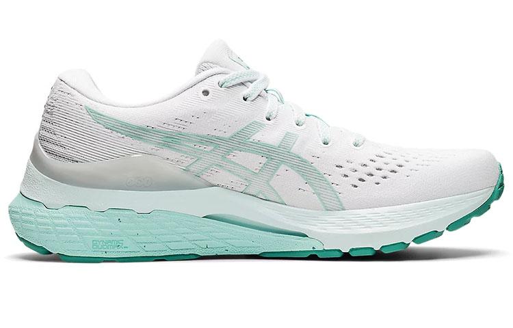 Asics Gel Kayano 28 Blanco Oasis Verde Mujer 1012B047-100