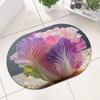 Diatomaceous Earth Floor Mat Colorful Cabbage 3D Realistic Pattern Rug Non-Slip Absorbent Carpet for Bedroom Entrance Kitchen Bathroom