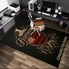 [Rangers FC Printed Carpet] Non-slip Office Rug, Cozy Area Carprt for Living Room Use, Soft Home Sofa Chair Mat
