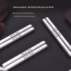 Durable 304 Stainless Steel Chopsticks - 10 Pairs