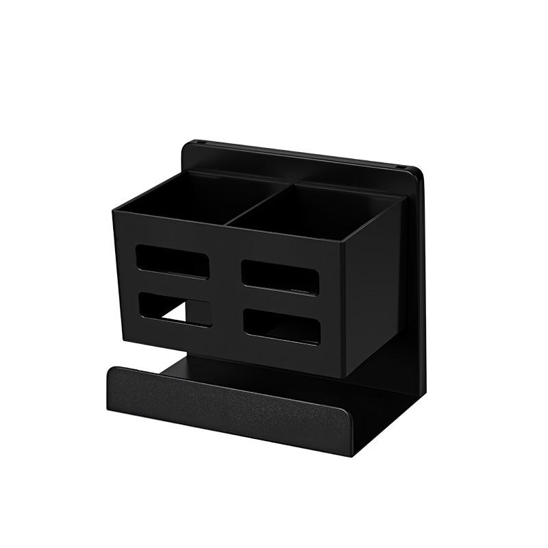 Wandmontierter Zahnbürsten- und Rasiererhalter mit Bohrerfreier Montage