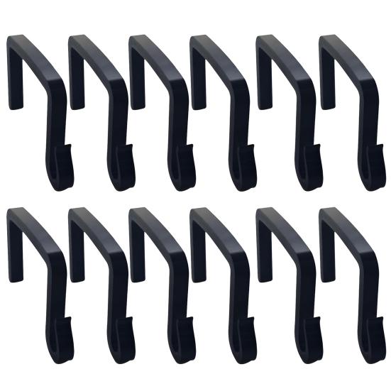 1/2/3/4/5/6/12Pcs Light String Hook Easy Installation No Drilling Lights Cords Banners Hook Weather Resistant Tool-free Light Hook