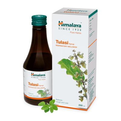 Respiratory Wellness Tulasi Syrup 200ml Pack of 1 Relieves Cough Cold Naturally