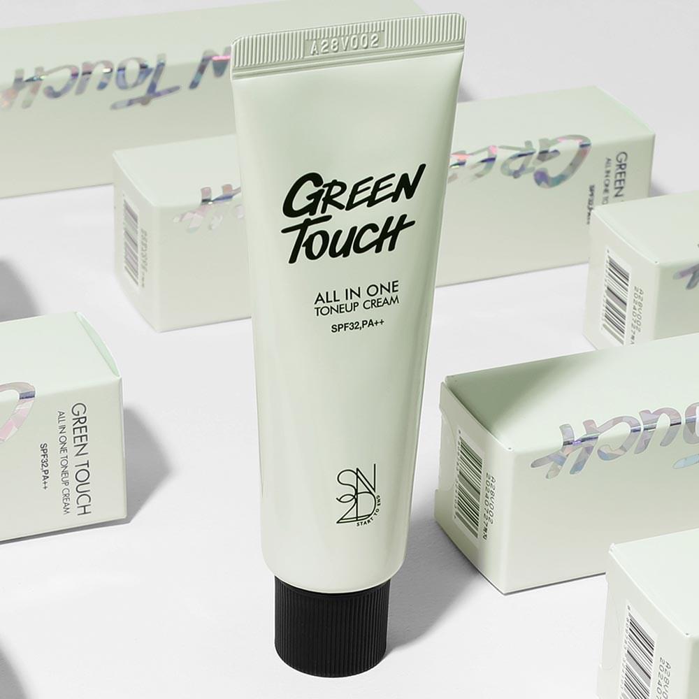 Crème de maquillage tout-en-un blanchissante, anti-rides, protection UV, tonifiante, touche rose, 2 pièces