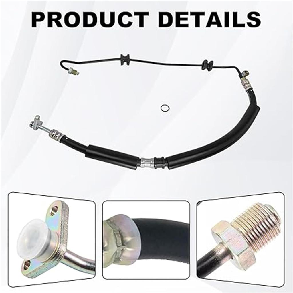 Servolenkungsdruckschlauchleitung Kompatibel mit 2007-2011 Honda CR-V CRV 2.4L Ersetzt 53713SWAA03 53713SWAA02