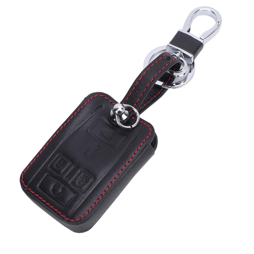 Husă cu telecomandă, cu breloc, rezistentă la praf, din piele PU, protector pentru cheia auto pentru 1500 2500
