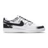 Nike Court Vision 1 Cavalerul Lunii Rezistente la Alunecare Rezistente la Abraziune Pantofi de Skateboard Joși Bărbați Negru Alb DH2987-101(Echipa348-)