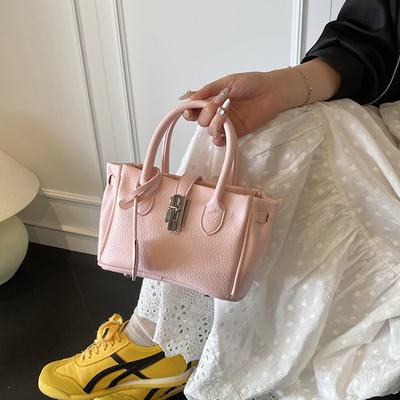 Niche Texture Handbag Women's Bag 2025 New Simple Small Tote Bag Fashionable Crossbody Commuter Bag