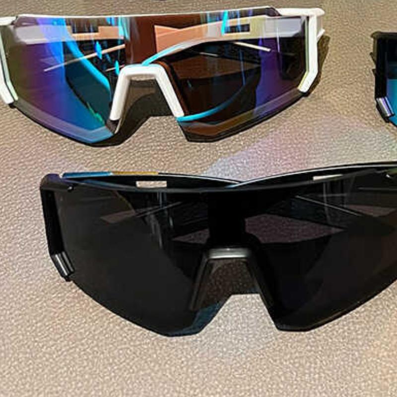 2pcs Outdoor Sports Goggles Cycling Sunglasses Mountaineering Bicycle Sunshade Sunglasses Anti-Ultra