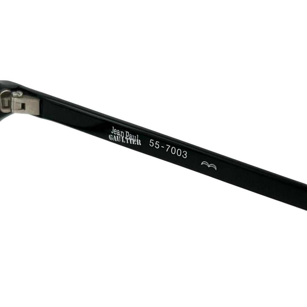 Great JEAN-PAUL GAULTIER Glasses Brown mens 55-7003 Used