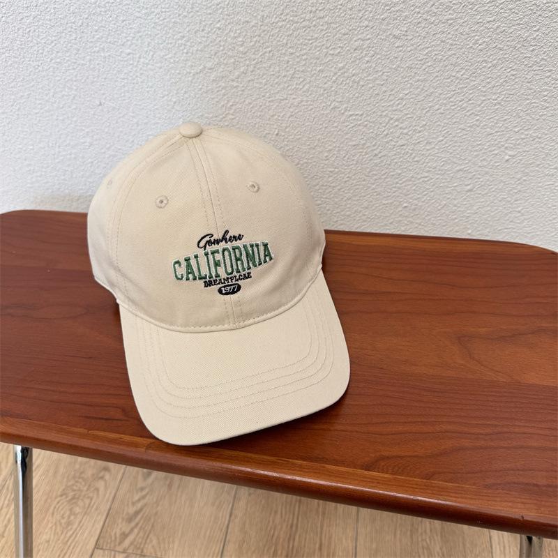 

Женская весенне-летняя бейсболка с японской вышивкой - Повседневная, модный козырек-уточка для визуально более стройного лица 56-60cm Adjustable