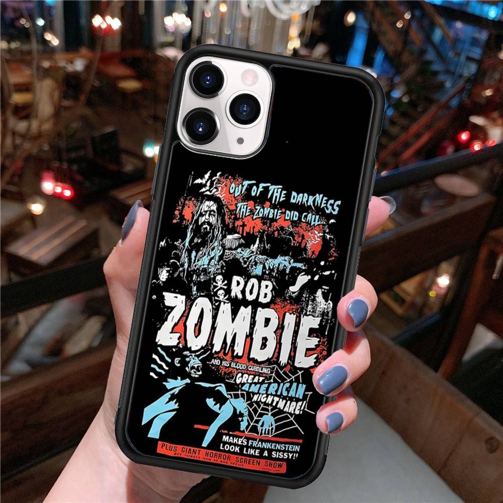 Rock Musician R-Rob Z-Zombie PC+TPU Phone Case For IPhone 17 16 15 14 PRO MAX 11 12 13 PLUS MINI Cover