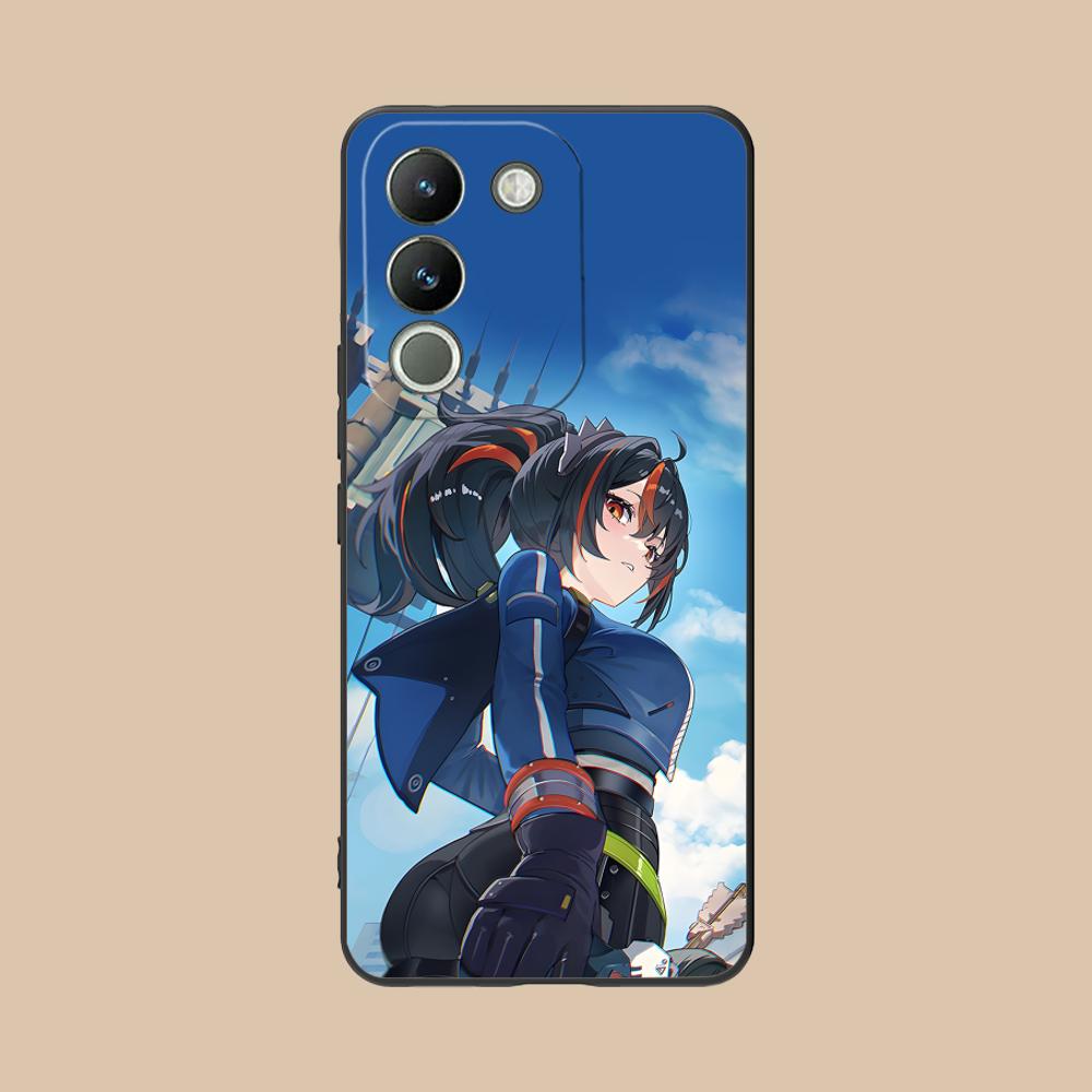 Zenless Zone Zero ZhuYuan Matte Mobile Phone Case for VIVO V60 V50 V40 V30 V29 V27 V25 V23 Pro Lite 5G Colorful Printing Cover