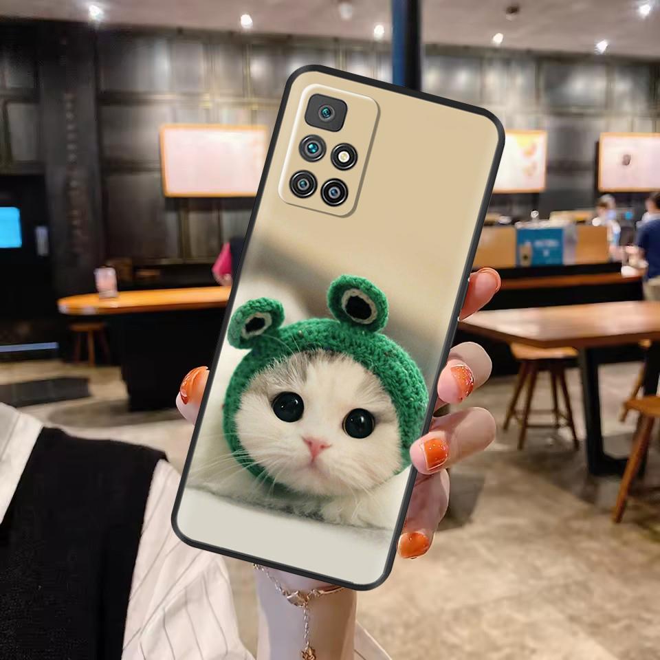 For Redmi 10 Case redmi10 Flowers Soft Phone Shell For Xiaomi Redmi 10 4G Cover For Redmi 10 Prime Cute Butterfly Cartoon Cases