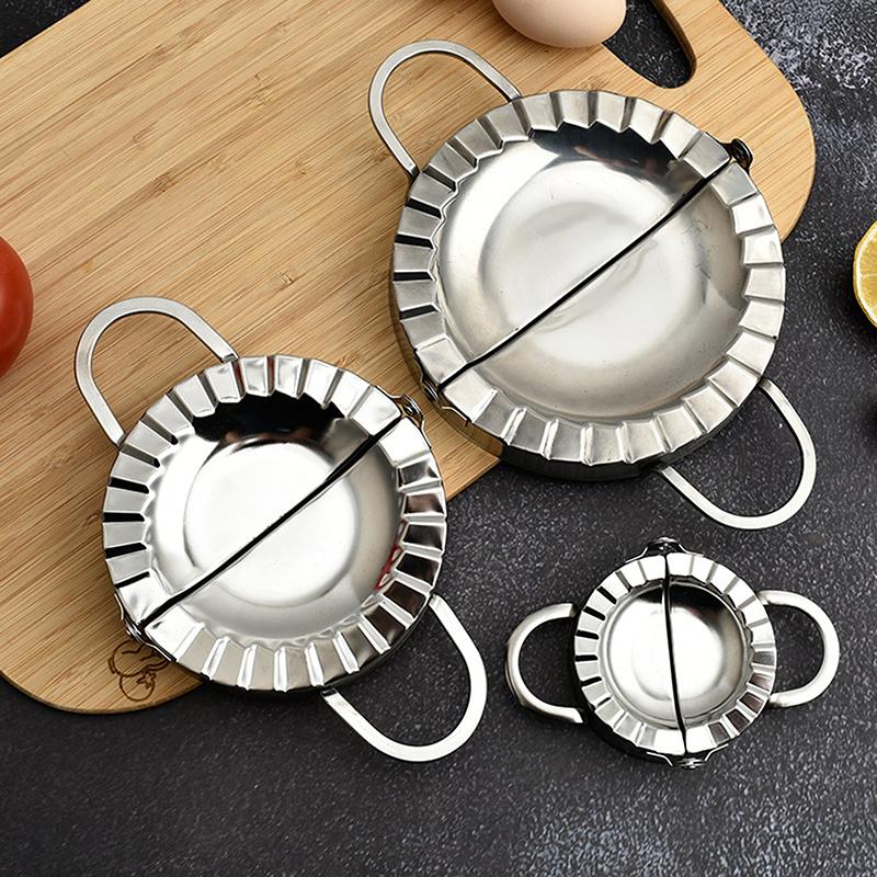 1 buc găluște din oțel inoxidabil Maker găluște piele mucegai Ravioli Maker presă plăcintă a face presă înveliș patiserie Maker accesorii de bucătărie