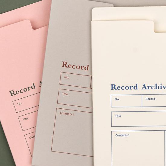 LucaLab Record Archive Paper Holder, a Popular Phrase In Korea
