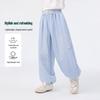 Xiaoyinman Girls' Summer Breathable Harem Pants