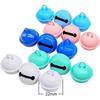 15pcs Tiny Bells Ornaments Metal Bells for Christmas Home Decor Bells 22mm Diameter Multicolor for Making Crafts Animal Crafts