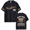 Rapper Chris Brown Breezy Bowl XX Tour Grafik T-Shirt Unisex Hip Hop Popmusik T-Shirts Sommer Mode Vintage T-Shirts