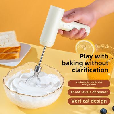Wireless Mini Multifunctional Egg Beater Electric, Household Small Egg Beater High Power Mixer