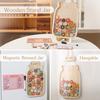 Kids Reward Jar with Stars, Candy,Cards That Can Be Recorded Kindergarten Family Reward Collection Jar Baby Wish Progress Item