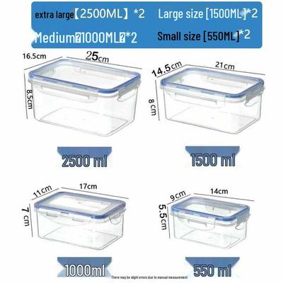 Zhao Ran 8-Piece Plastic Food Storage Set