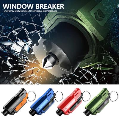 Portable Car Window Breaker Hammer Emergency Escape Tool with Seatbelt Cutting Multi-Function Safety Device Rescue Hammer