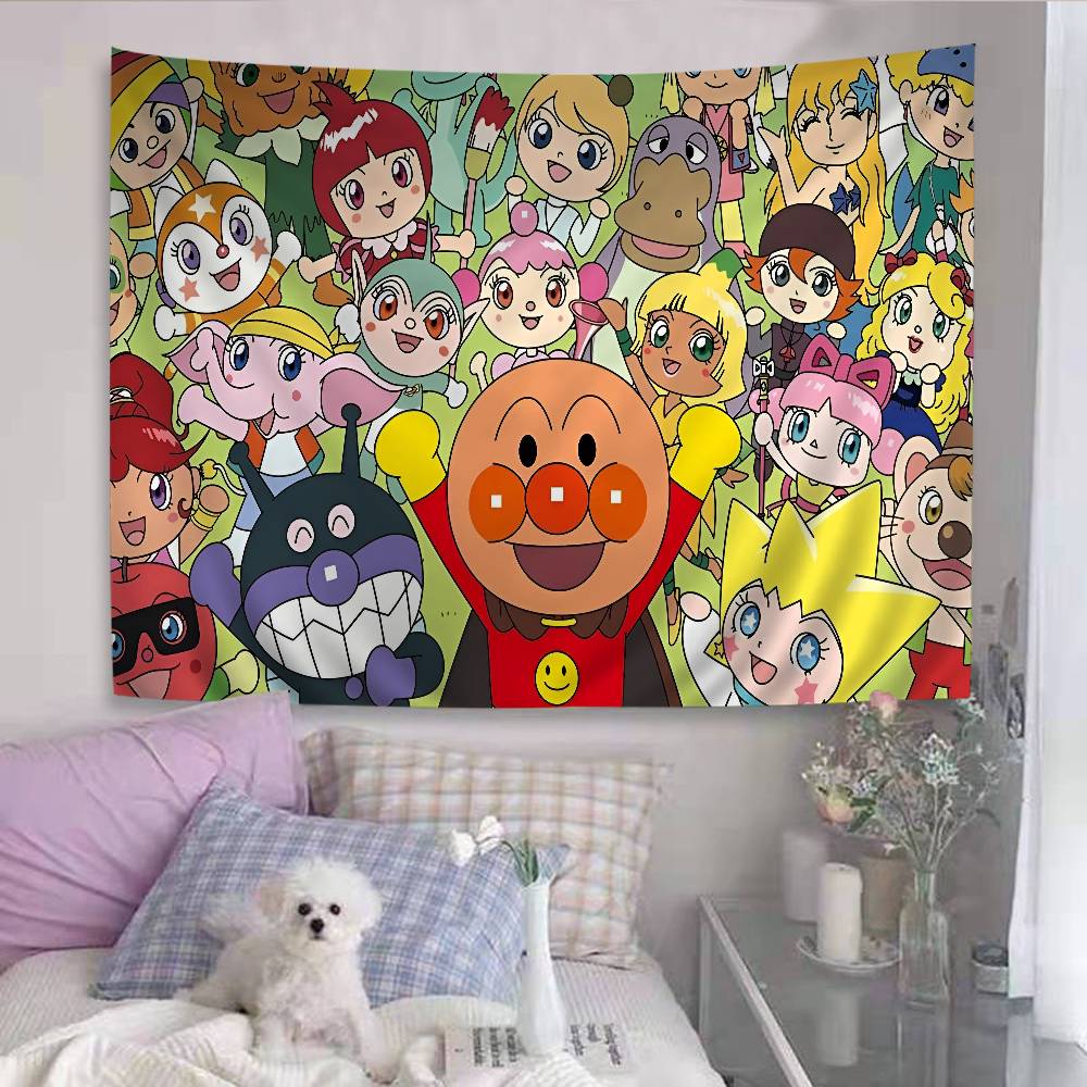 Anpanman Anime DIY Wall Tapestry For Living Room Home Dorm Decor Wall Art Decor
