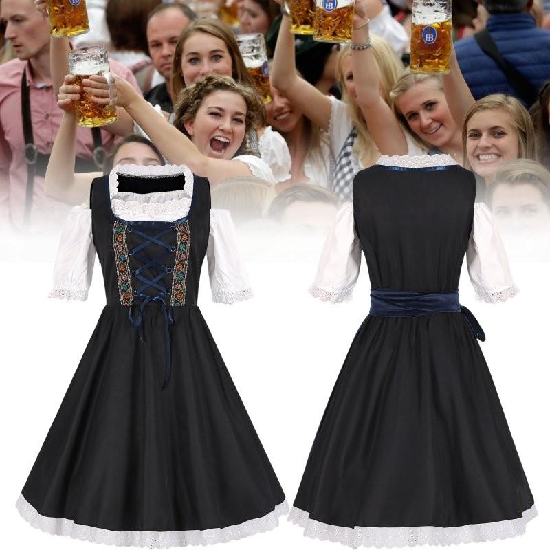 Cosplay Women Oktoberfest Dresses Slip Skirt Festival Stage Clothing Performance