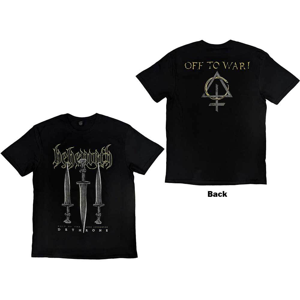 Behemoth Off To War T-Shirt Black New Unisex T-Shirt L