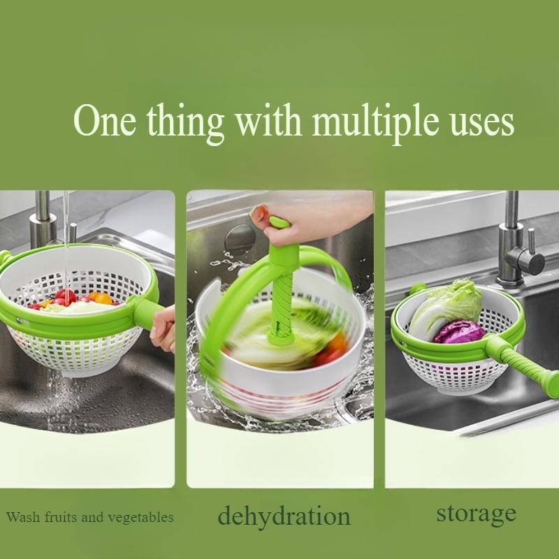 Odstředivá myčka na salát, koš na zeleninu, nová rotační myčka nádobí, kuchyňské myčky zeleniny, odstředivý odkapávací koš