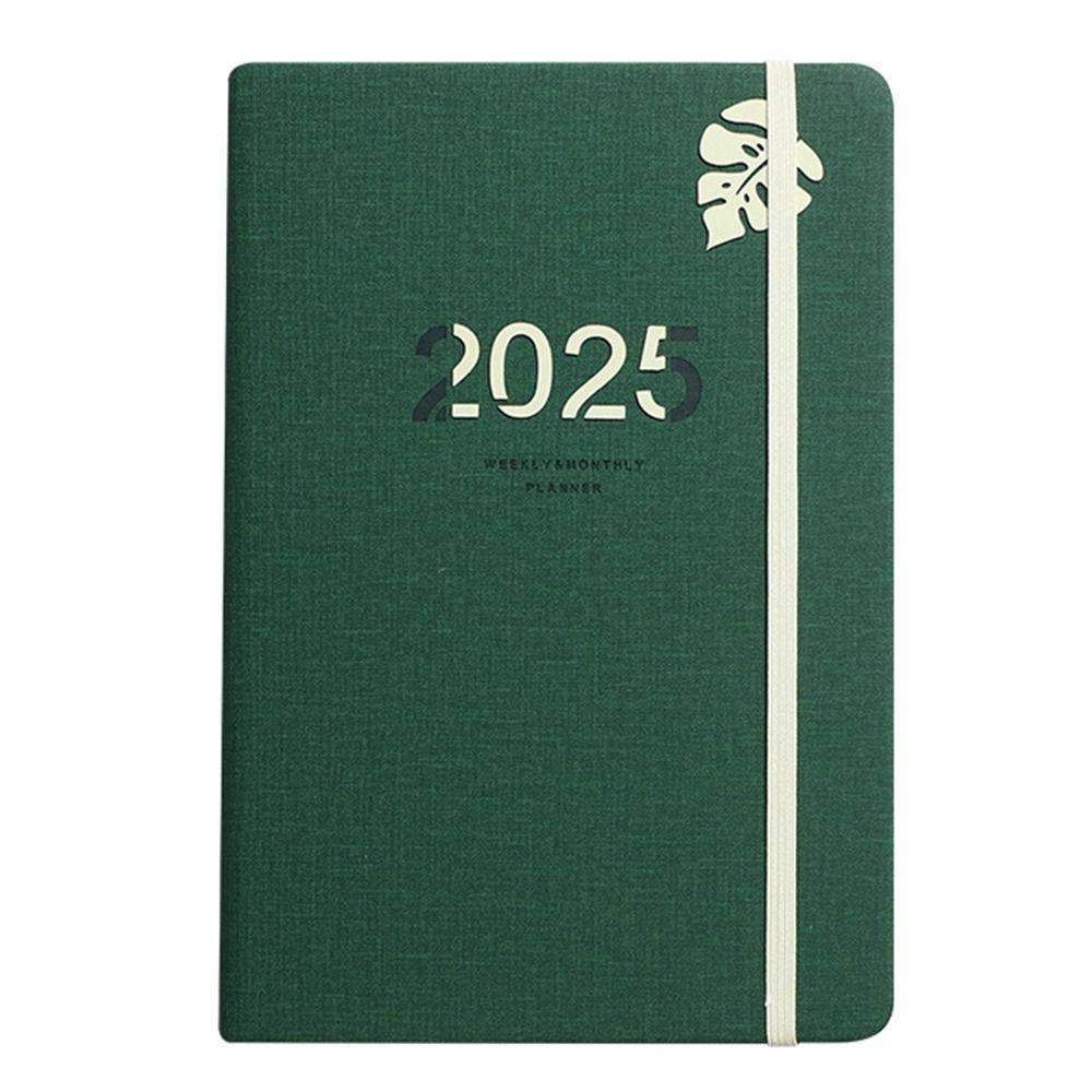 

English 2025 Schedule Planner Notepad 12 Months Diary Writing Pads 365 Days Notepad Business
