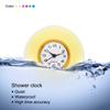 Uxcell Wall Clock, Mini Cute Bathroom Kitchen Mirror Suction Wall Clock Waterproof Quartz Clocks for Shower Home Decoration