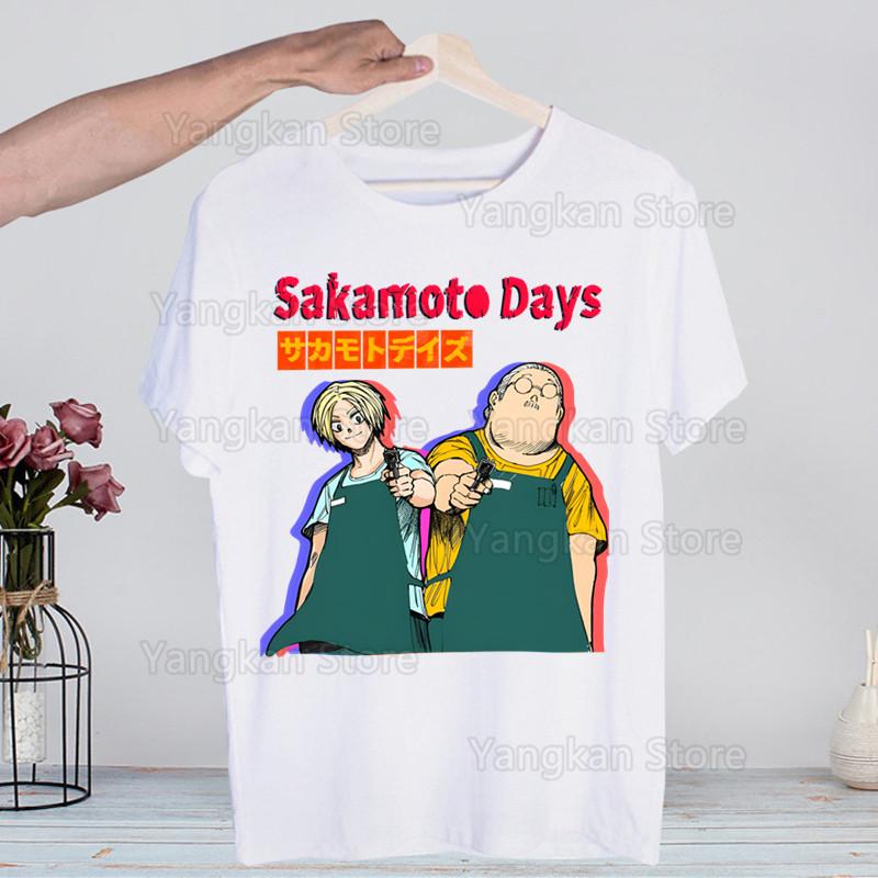 Sakamoto Days T Shirt Men Shirts Quality Summer Top Tshirts Short Sleeves Tees T-Shirt