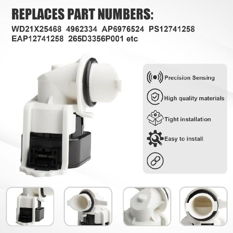 Precisely Engineered Dishwasher Pressure Sensor Replacement Water Pressure Regulator Strong Build for Dishwasher Repair