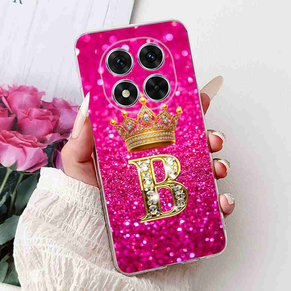 For Redmi Note14 Pro 5G Casing 6.67" Diamond Letter Back Cover Soft Silicone Cases For Xiaomi Redmi Note 14 Pro 5G Coque Fundas