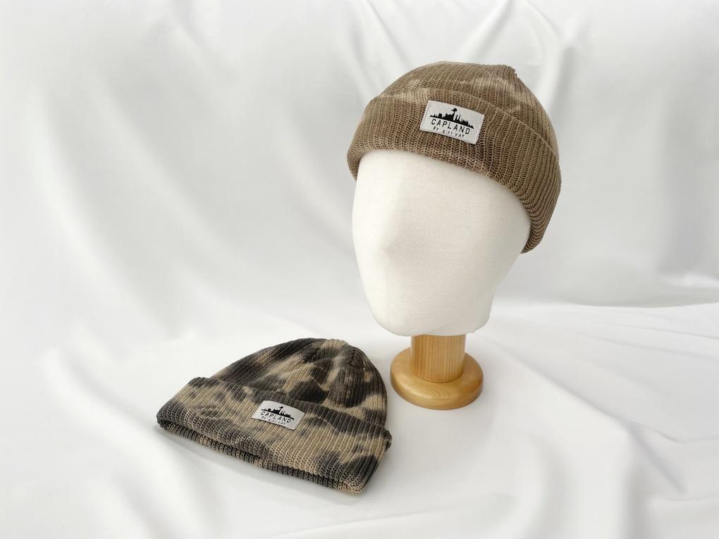 Women's and Men's Dye Label Beanie Fall Winter Plain Hat