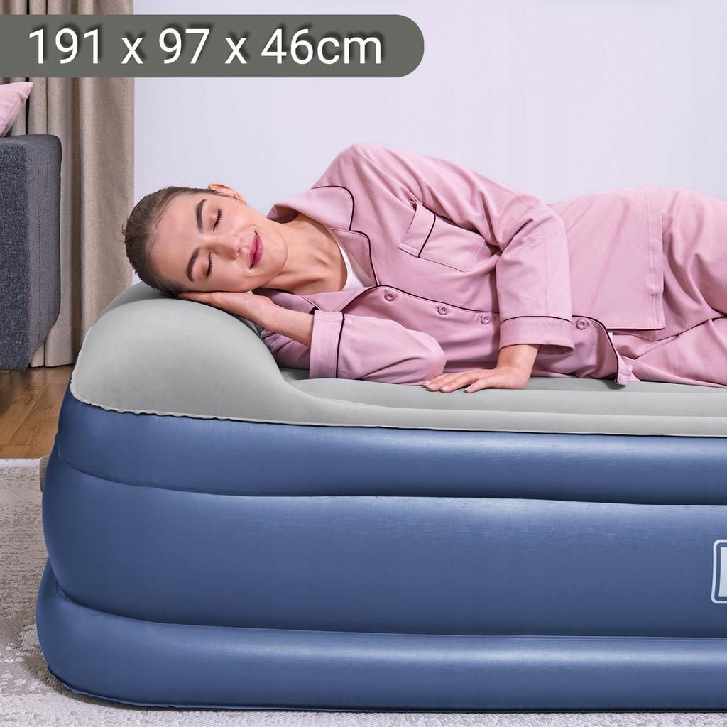 [PACZB] Bestway 67628 Luftmatratze 191x97x46cm mit eingebauter Pumpe D1087