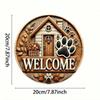Retro Metal Wall Art Sign Home Decor 20x20cm