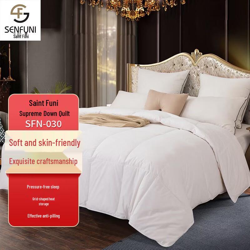 Shengfuni Supreme White Duck Down Comforter