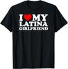 T-shirt J'aime Ma Petite Amie Latina Drôle Unisexe Été Streetwear Hauts Femmes Hommes Vêtements T-shirts Graphiques Camisas Streetwear