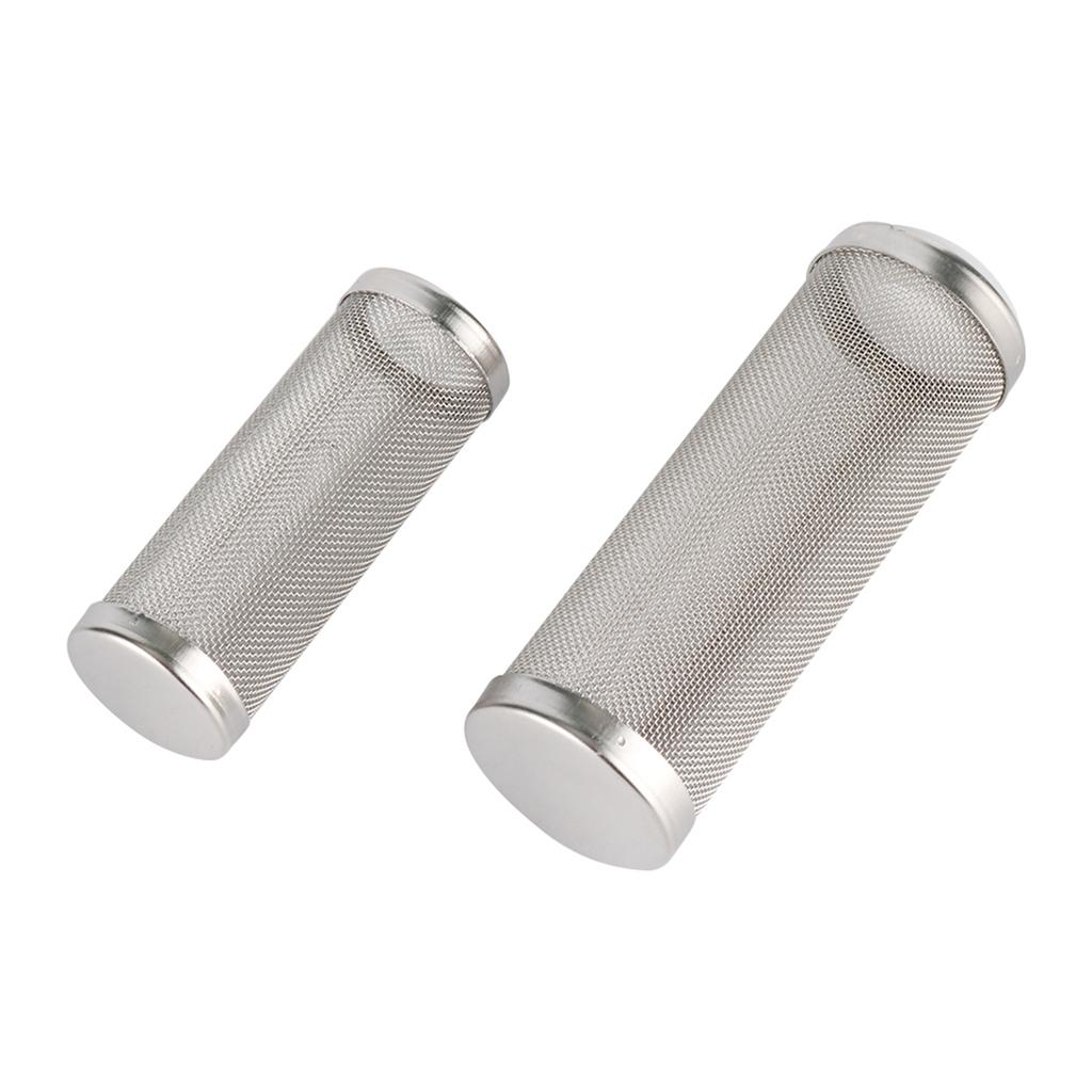 2 PCS 12/16mm Stainless Steel Mesh Filter Garden Hose Filter Aquarium Water Inlet Filter Fish Tank Filter Guard