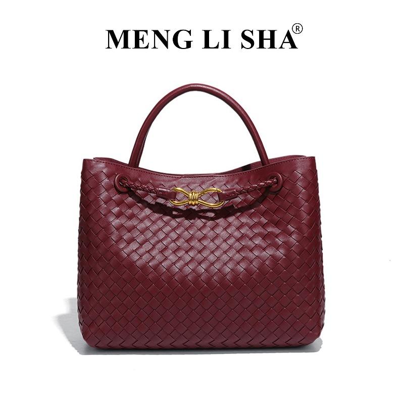 New stylish and simple hand-woven bag commuter versatile large capacity shoulder crossbody portable tote bag