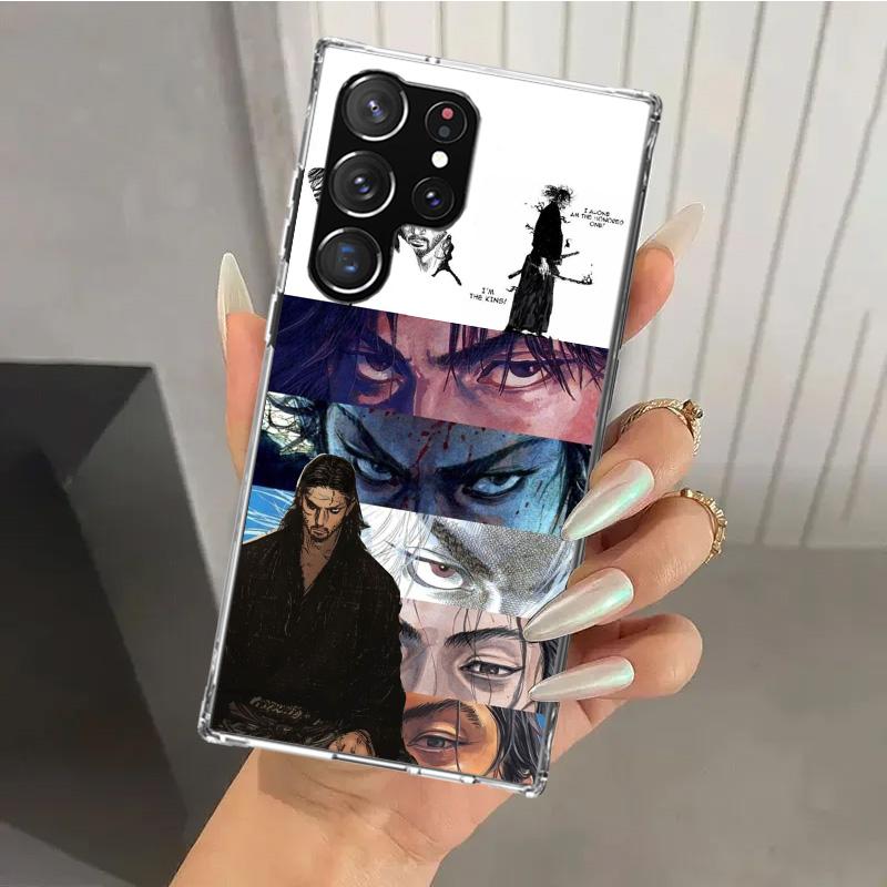 Anime Vagabond Samurai Phone Case for Samsung Galaxy S26 S24 S23 Ultra S25 Edge S22 S21 Plus S20 FE + Soft Print Shell Funda Gal