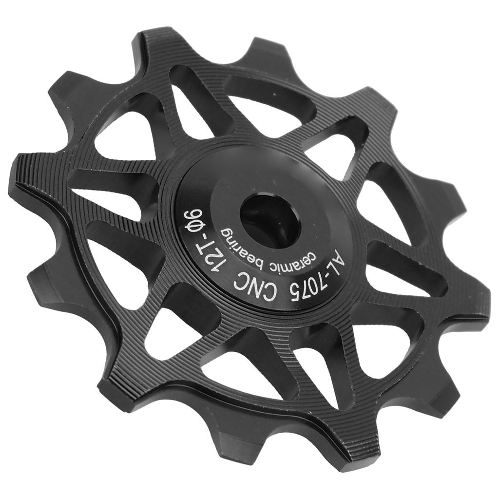 MEROCA Rear Derailleur Pulley 12T Aluminum Alloy Sealed Bearing   Wheel for Mountain Road Bike