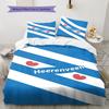 Heerenveen Pattern Bedding Home Decoration Birthday Gift ( 1 Duvet Cover + 2 Pillowcase, Without Core),fan Merchandise.